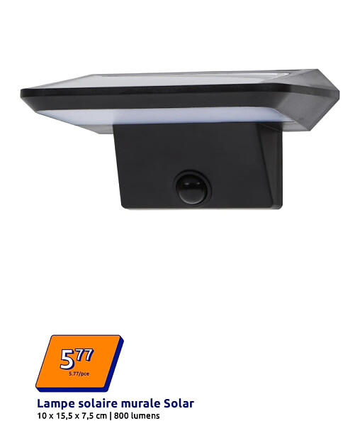 Lampe solaire murale Solar