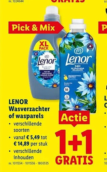 LENOR Wasverzachter of wasparels