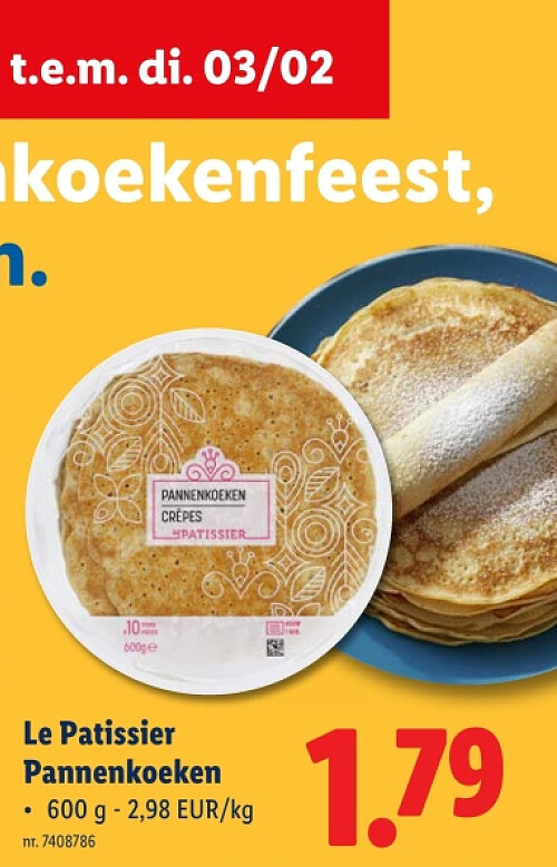 Le Patissier Pannenkoeken