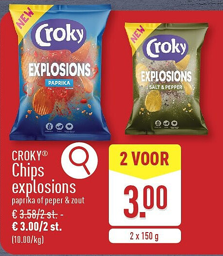 Chips explosions