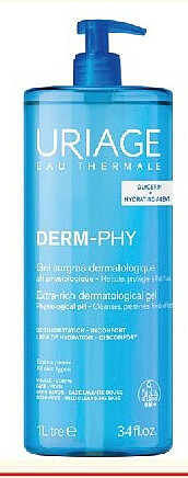 Uriage hygiène gel douche surgras dermatologique peaux sensibles