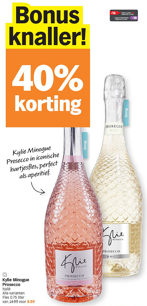 Kylie Minogue Prosecco