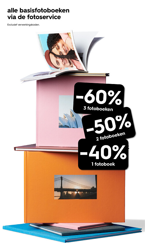 alle basisfotoboeken via de fotoservice