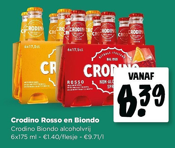 Crodino Rosso en Biondo
