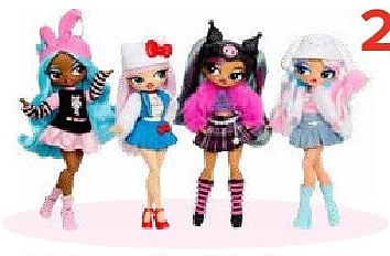 O.M.G. loves Hello Kitty & friends fashion doll asst.