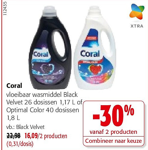 Coral Black Velvet