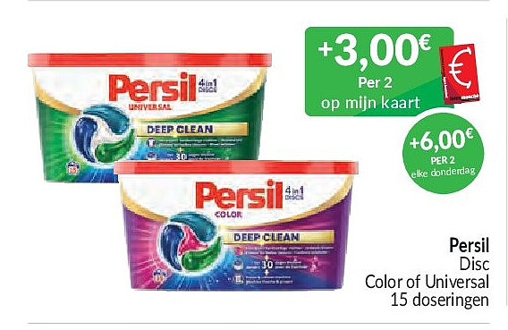 Persil Disc Color of Universal - 15 doseringen