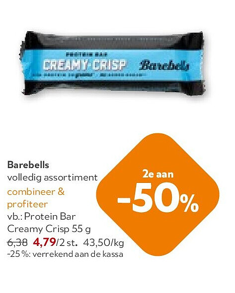 Barebells volledig assortiment