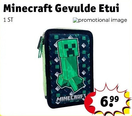 Minecraft Gevulde Etui