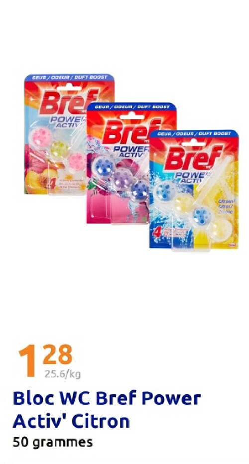 Bloc WC Bref Power Activ' Citron