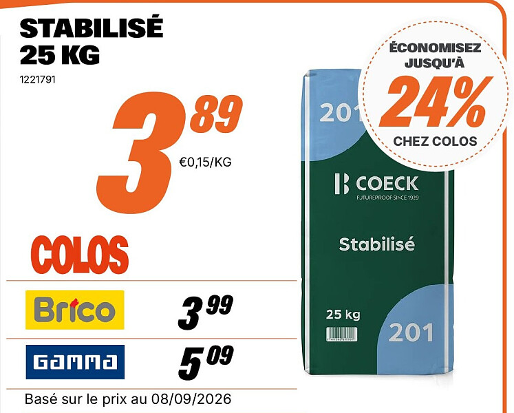 STABILISÉ 25 KG