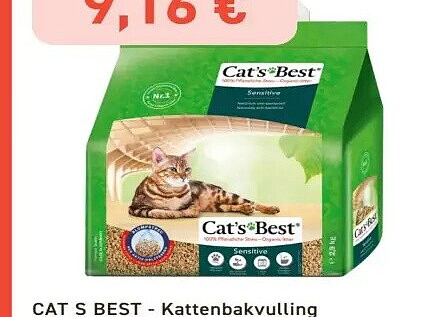 Cat's Best Kattenbakvulling Sensitive - 8l
