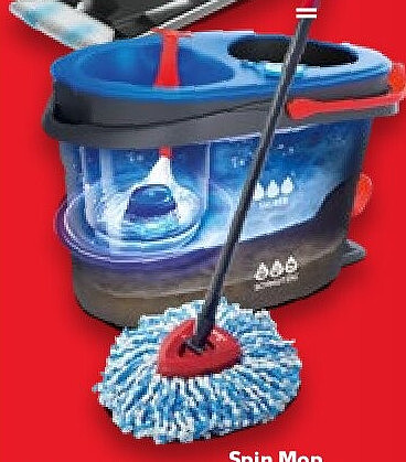 Wischsystem »H₂PrO« Spin Mop, Stiel bis 123 cm