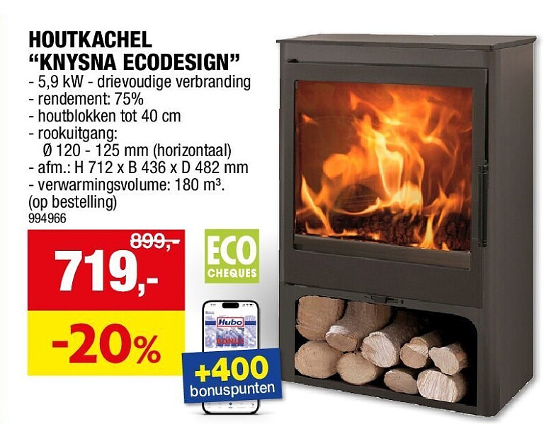 HOUTKACHEL “KNYSNA ECODESIGN”