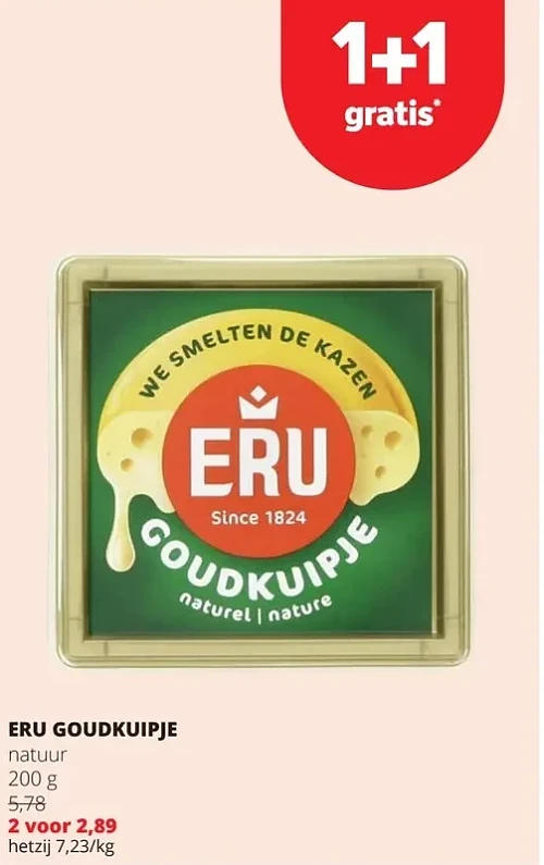 ERU GOUDKUIPJE natuur 200 g