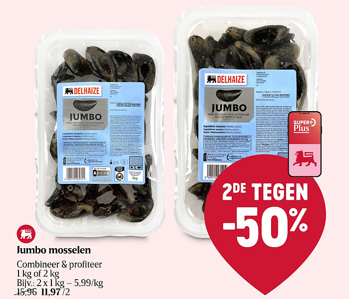 Jumbo mosselen