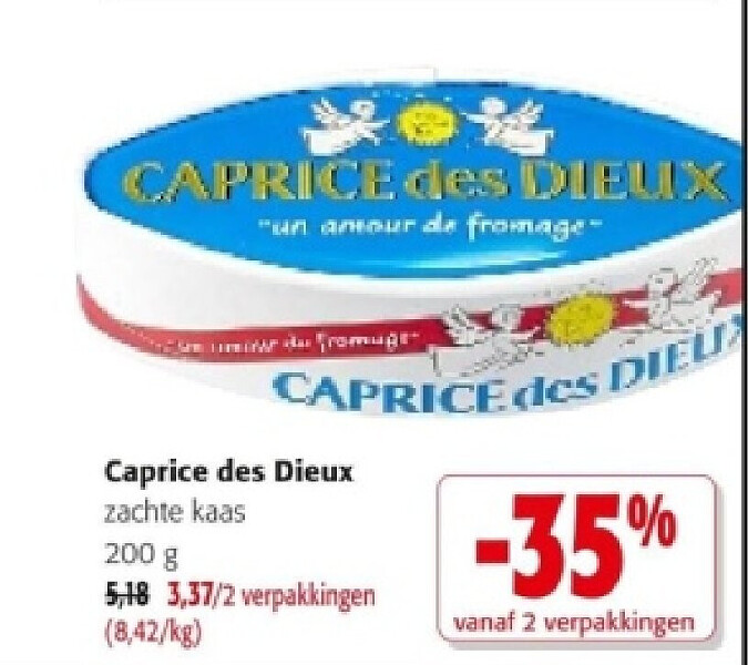 Caprice des Dieux zachte kaas 200 g