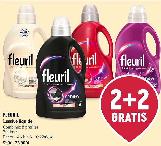 FLEURIL Lessive liquide