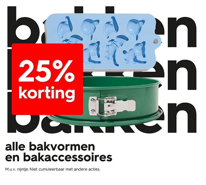 alle bakvormen en bakaccessoires