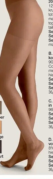 Set van 2 panty's in voile, 20 DEN