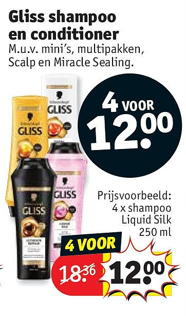 Gliss shampoo en conditioner