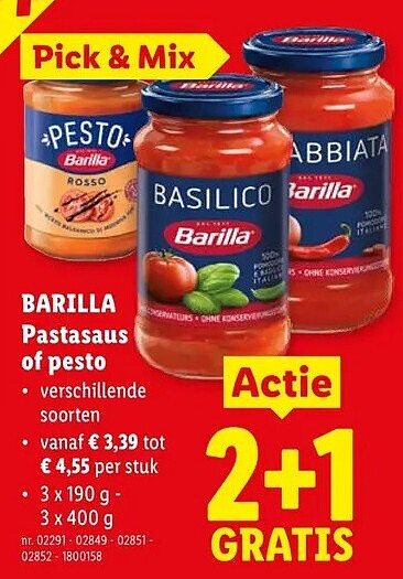 Pastasaus of pesto
