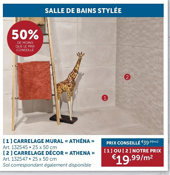 [ 1 ] CARRELAGE MURAL « ATHÉNA »