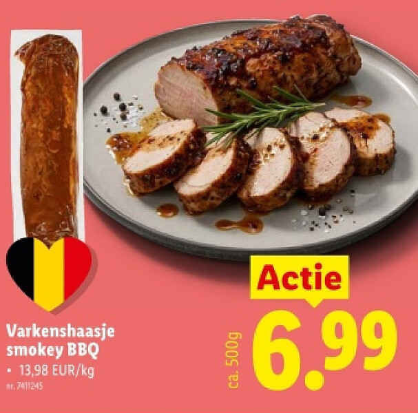 Varkenshaasje smokey BBQ