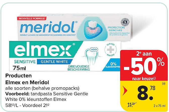 Producten Elmex en Meridol