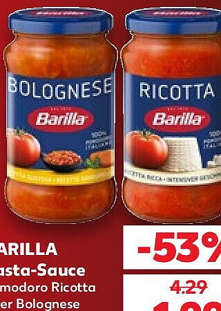 Barilla Pasta-Sauce
