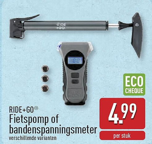 Fietspomp of bandenspanningsmeter