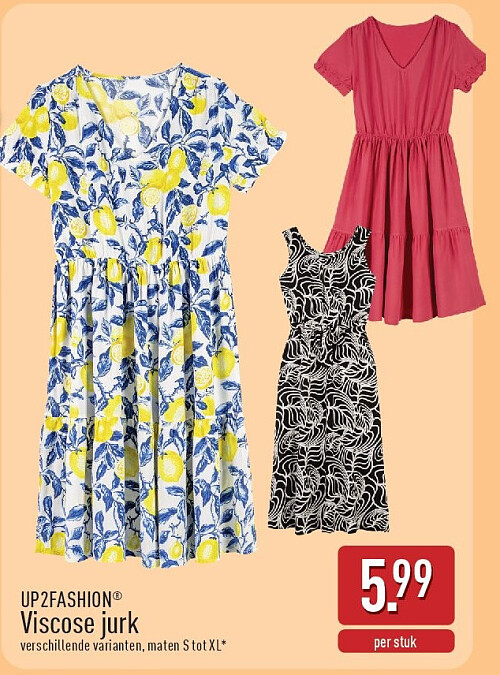 Viscose jurk