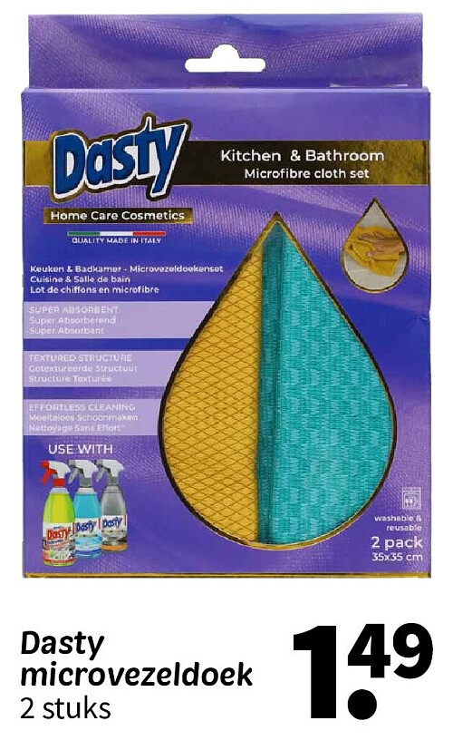 Dasty microvezeldoek