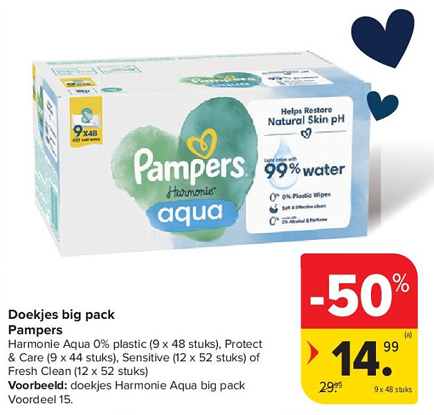 Doekjes big pack Pampers