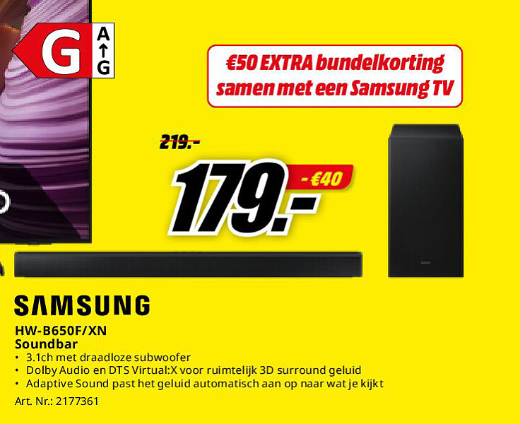 Samsung HW-B650F/XN Soundbar