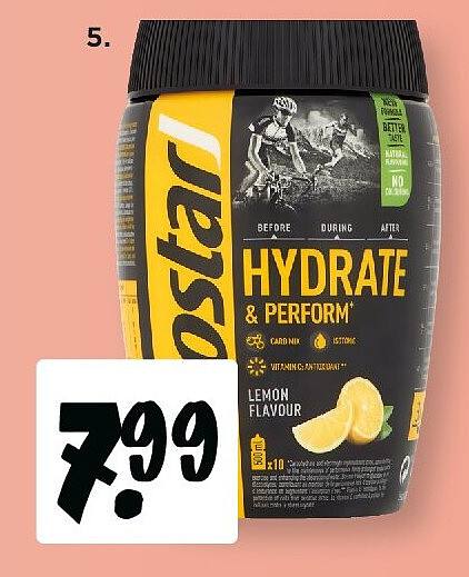 Isostar hydrate & perform lemon