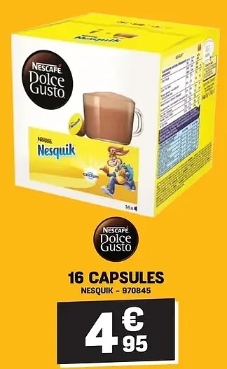 16 CAPSULES NESQUIK