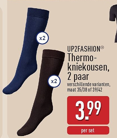 Thermo kniekousen, 2paar
