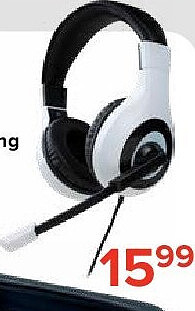 PS5 stereo gaming headset white