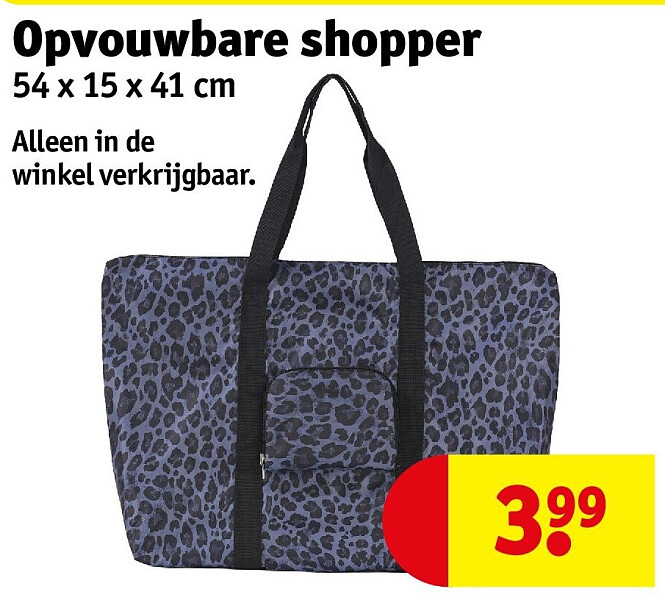 Opvouwbare shopper