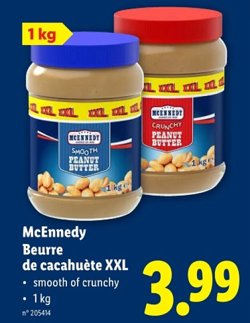 Beurre LANG de cacahuète XXL