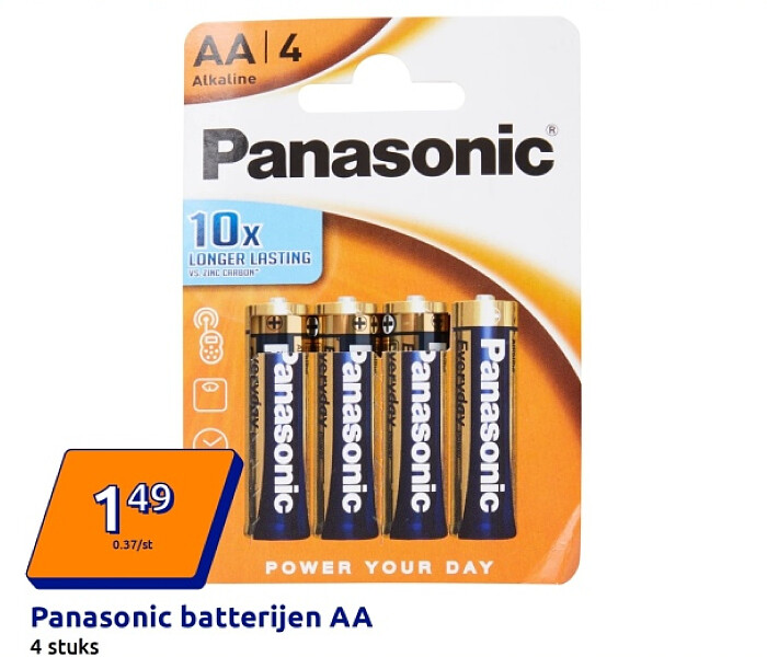 Panasonic batterijen AA