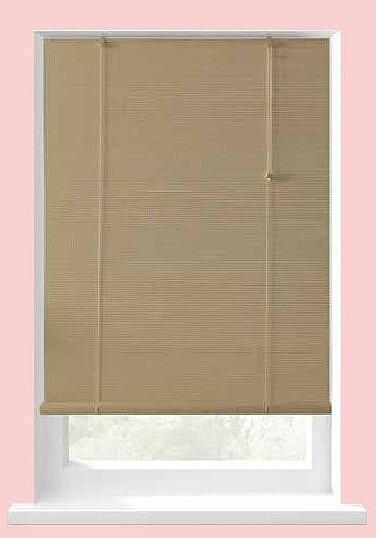 Bamboe rolgordijn lichtbruin 60x180 cm