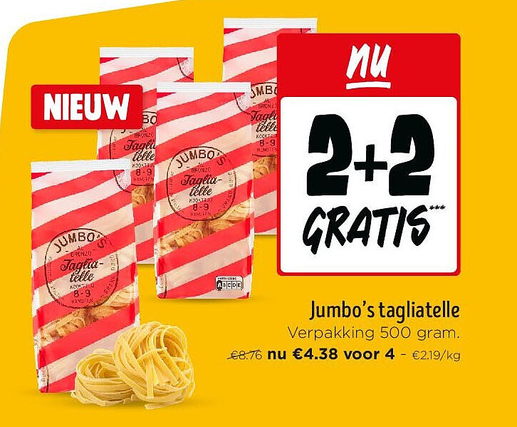 Jumbo’s tagliatelle