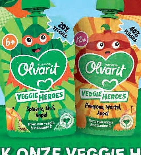 Olvarit babycompote in knijpzakje