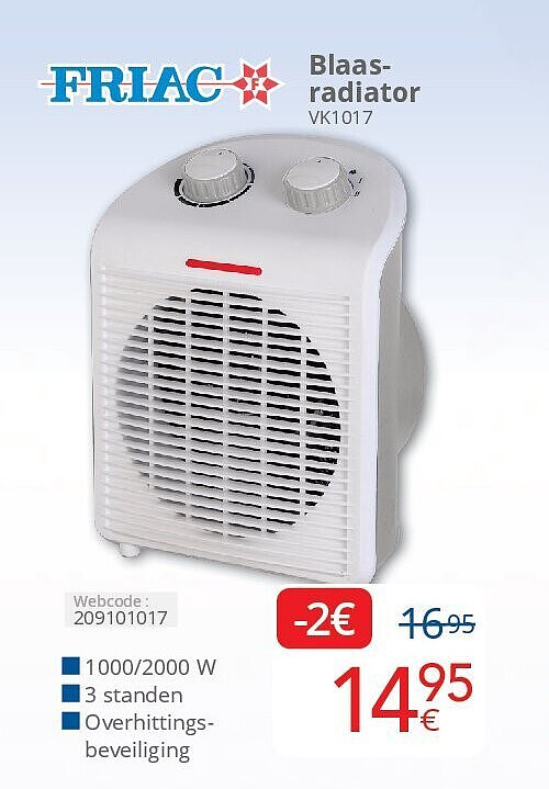 Friac Blaasradiator VK1017