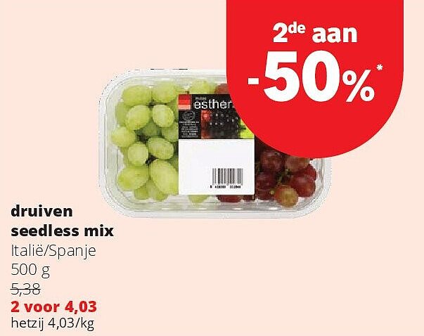 druiven seedless mix