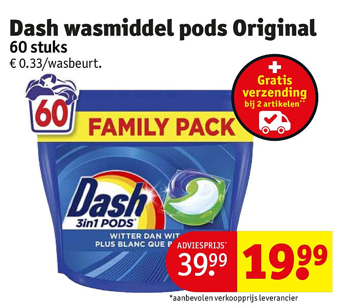 Dash wasmiddel pods Original