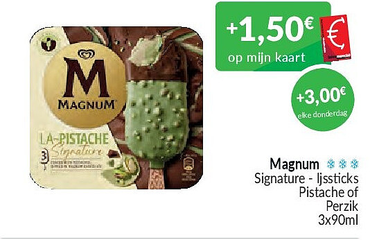 Magnum Signature Pistache of Perzik - 3x90ml