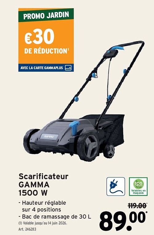 Scarificateur GAMMA 1500 W
